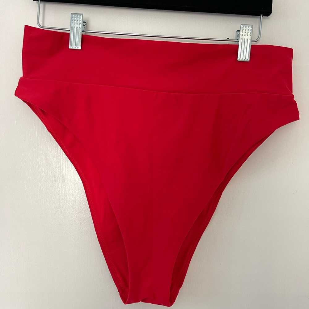 Aerie Red High Cut Bottoms